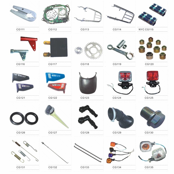 CG125 125cc 150cc 175cc 200cc motorcycle parts